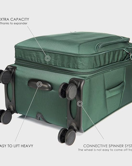 Verage Teldo Softside Expandable Spinner Wheel Luggage