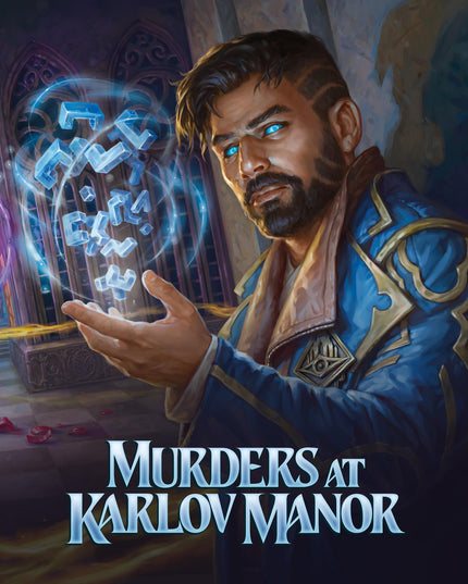Magic The Gathering Murders at Karlov Manor Commander Deck - Blame Game (100-Card Deck, 2-Card Collector Booster Sample Pack + Accessories)