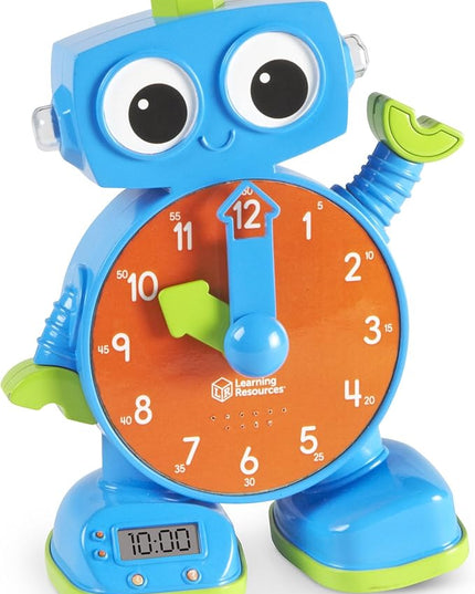 Learning Resources Tock The Learning Clock Pink, 1 Piece, Ages 3+, Educational Talking Clock