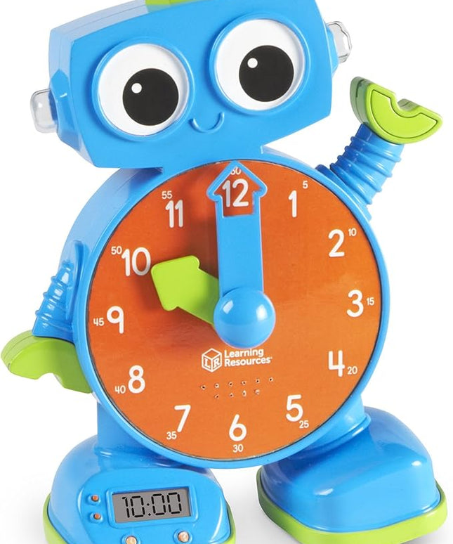 Learning Resources Tock The Learning Clock Pink, 1 Piece, Ages 3+, Educational Talking Clock