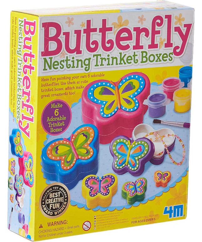 Butterfly Nesting Trinket Boxes 4m