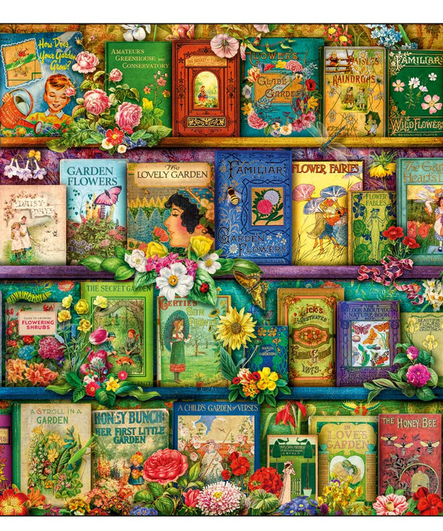 SEALED - Buffalo Games - Aimee Stewart - Vintage Summer Books - 1000 Piece Jigsaw Puzzle