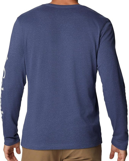 Columbia Men's Thistletown Hills Long Sleeve Dark Mountain Heather T-Shirt