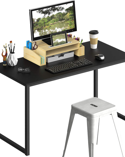 SHW Home Office 48-Inch Computer Desk, Black