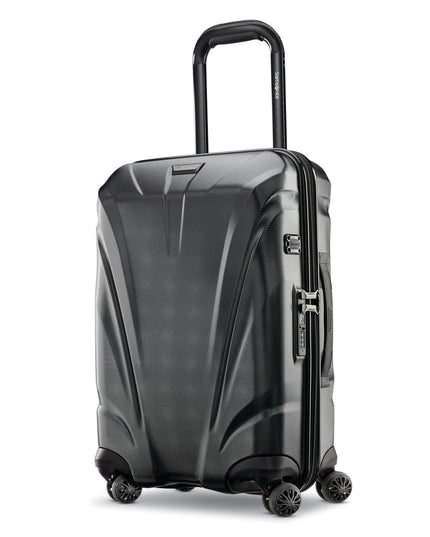 Samsonite Xcalibur XLT Spinner Hard Side Wheeled Carry On Travel Suitcase with USB Charging Port, Packing Cubes, and Adjustable Handle, Black
