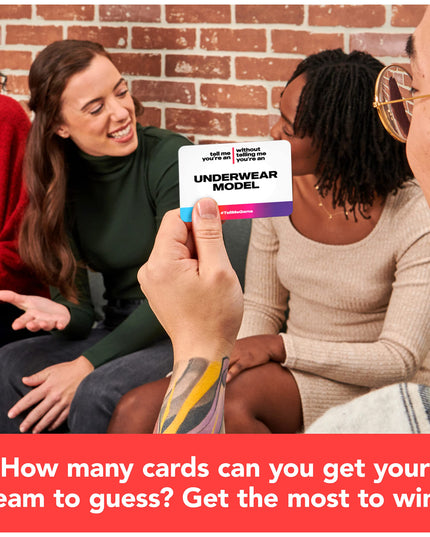 Spin Master Games Tell Me Without Telling Me - The Viral Trend, Now A Hilarious Party Game for Bachelorette, College, Birthdays, & More, for Adults Ages 18 and up