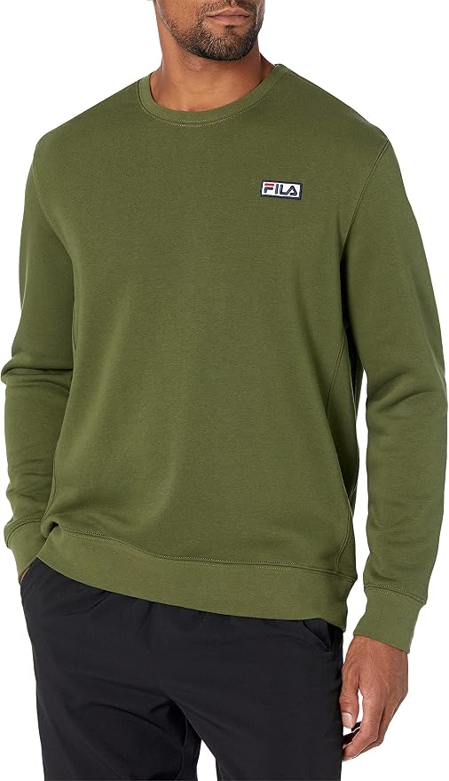 Clearance of Fila Sweatshirt – Mens Garran Fleece Crew Sweatshirt