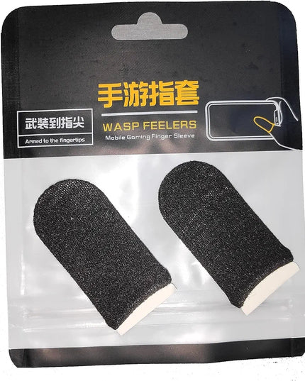 ShopAIS Thumb Finger Sleeves with Delicate Touch and Thin Breathable Material Color May Vary (2 Pairs)