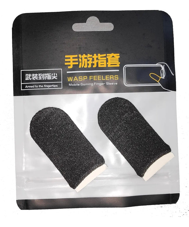 ShopAIS Thumb Finger Sleeves with Delicate Touch and Thin Breathable Material Color May Vary (2 Pairs)