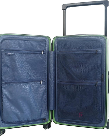 Verage Unbreakable Luggage Expandable Hardside Suitcase Large Green