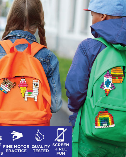 Made By Me Ultimate Bead Pets by Horizon Group USA, Bead Pets Crafts for Kids, Includes Over 1400 Beads, Cording, Keychains & Carabiner Clips, Design Templates, Storage Cases & More