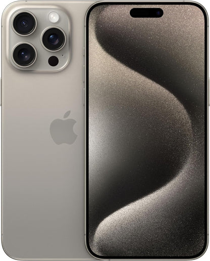 Apple iPhone 15 Pro Smartphone Natural Titanium