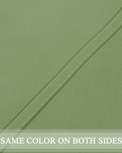 KEQIAOSUOCAI Sage Green Window Valance 72 Inch by 16 Inch for Kids Room - Rod Pocket Room Darkening 16 Inch Curtain Valance for Bedroom Living Room Basement 1 Panel 72Wx16L