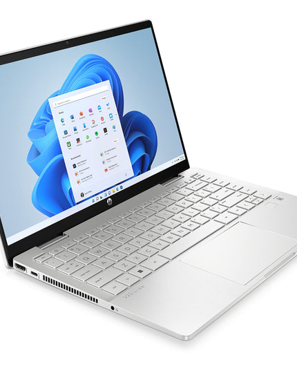 HP Pavilion x360 2 in 1 Laptop 14" FHD touch screen, 11th Gen Intel® Core™ i7, 16GB RAM,512 GB SSD, Intel® Iris® Xe Graphics, Windows 11 Home, Natural Silver
