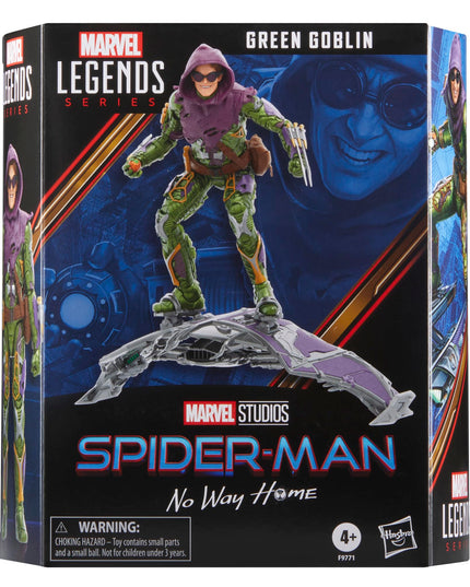 Marvel Legends Green Goblin and Spider-Man No Way Home Deluxe 6-Inch Action Figures With 6 Accessories