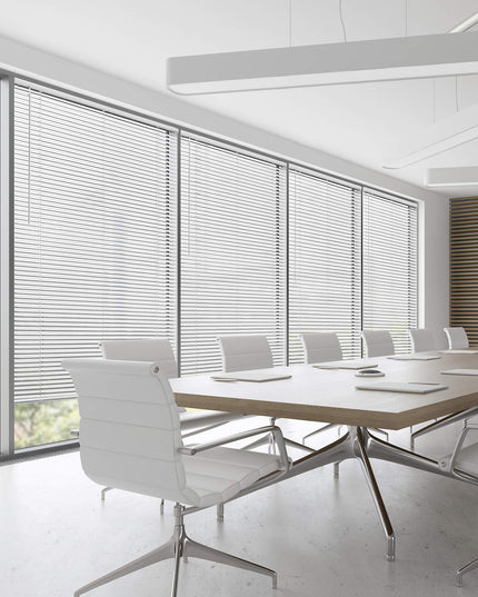 CHICOLOGY Blinds for Windows, Gloss White,  152.4 W x 152.4 H cm