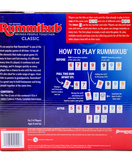 Pressman Rummikub - The Original Rummy Tile Game by Pressman
