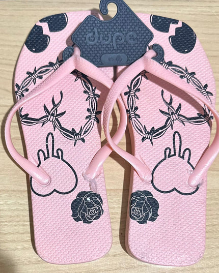 Phonolite printed heart slipper for women's