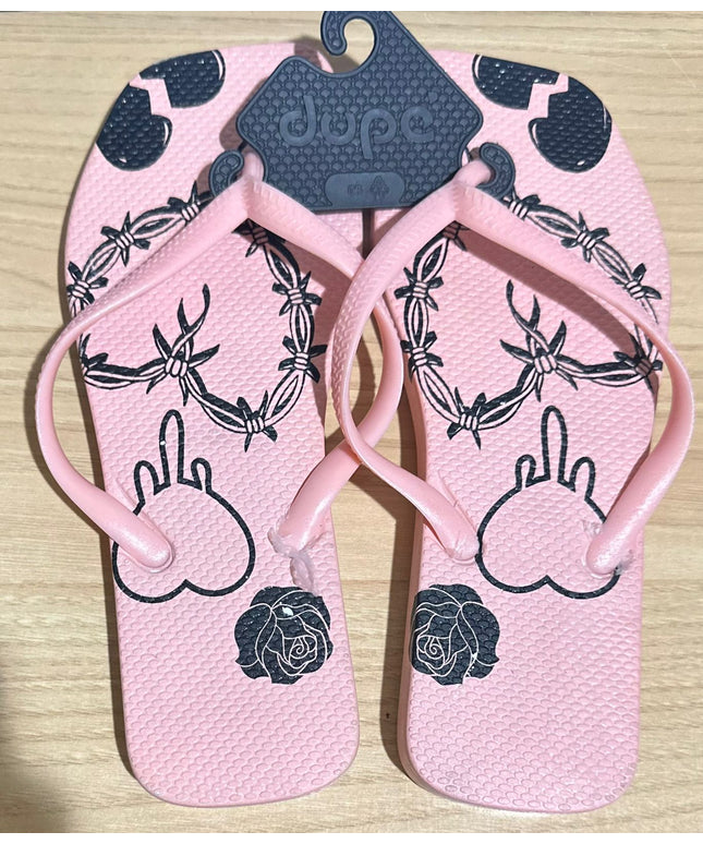 Phonolite printed heart slipper for women's