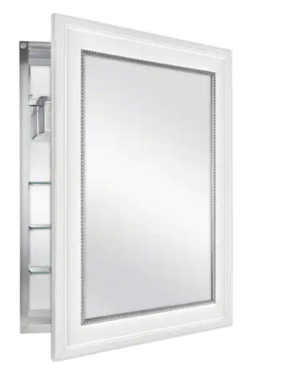 Home Decorators Collection 20 in. W x 26 in. H Rectangular Medicine Cabinet with Mirror