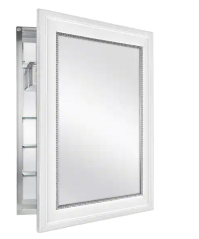 Home Decorators Collection 20 in. W x 26 in. H Rectangular Medicine Cabinet with Mirror
