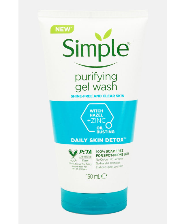 Simple Daily Skin Detox Purifying Facial Wash | 150ml