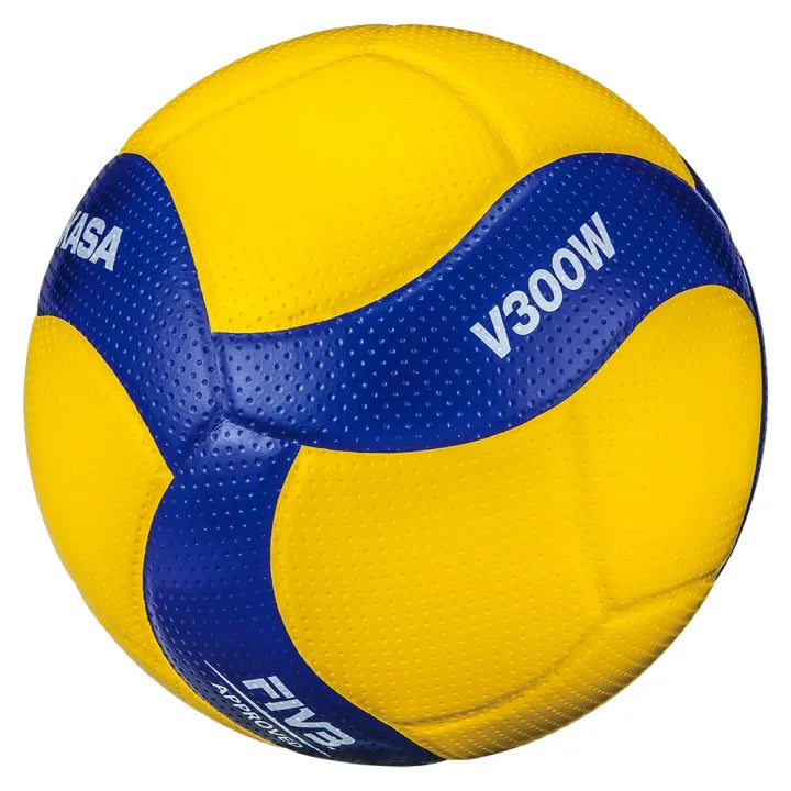 Mikasa V300W Official FIVB Match Volleyball - Blue/Yellow