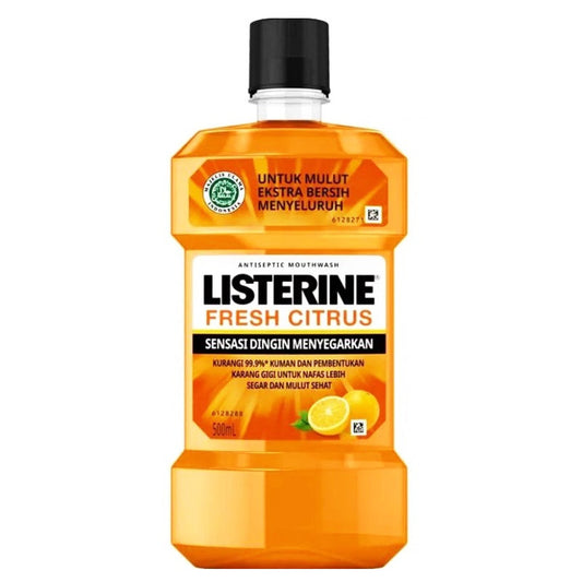 Listerine Fresh Citrus Mouthwash, 500ml