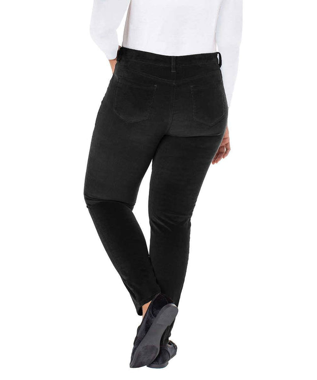 SIZE: 29 - Well Worn Women High Rise Corduroy Skinny Pant (Black 08/29)