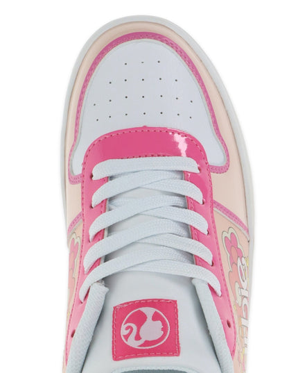 Women's Barbie by Mattel Pink Casual Court Sneaker
