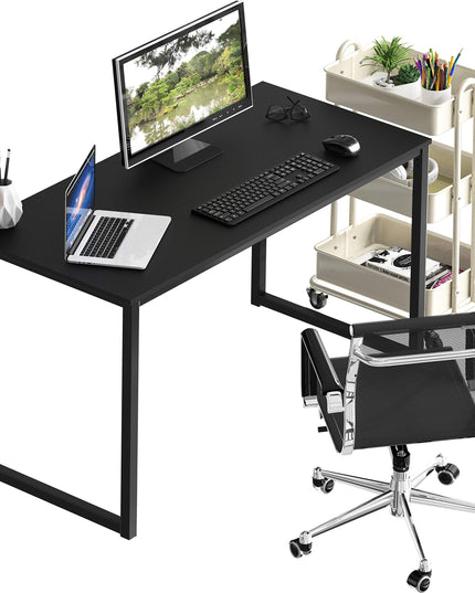 SHW Home Office 48-Inch Computer Desk, Black