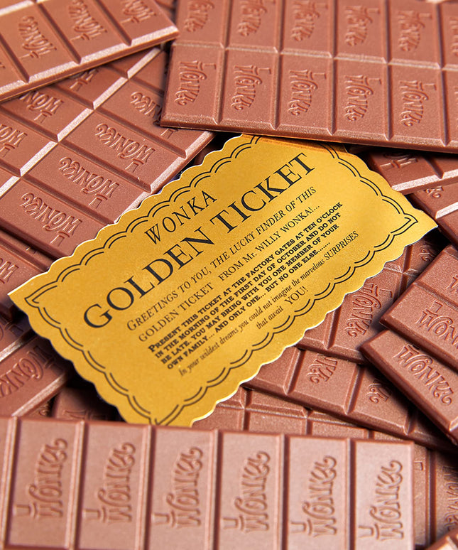 SEALED - Buffalo Games - Willy Wonka's The Golden Ticket Game, 10 years