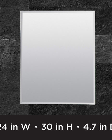 Zenna Home Designer Series Medicine Cabinet, Frameless Bathroom Wall Cabinet.