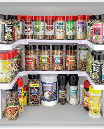 Spicy Shelf Patented Spice Rack and Stackable Organizer