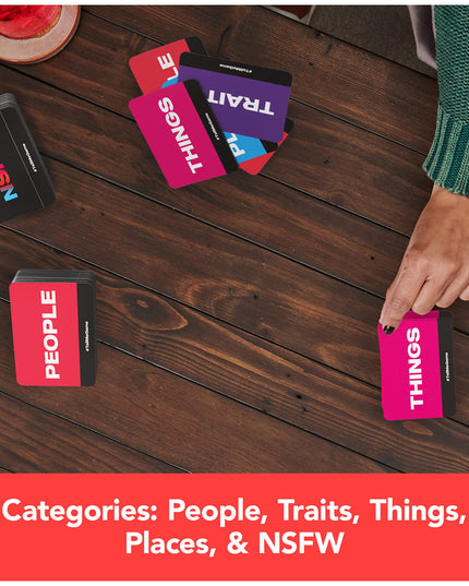 Spin Master Games Tell Me Without Telling Me - The Viral Trend, Now A Hilarious Party Game for Bachelorette, College, Birthdays, & More, for Adults Ages 18 and up