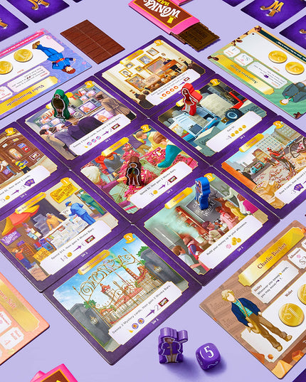 SEALED - Buffalo Games - Willy Wonka's The Golden Ticket Game, 10 years