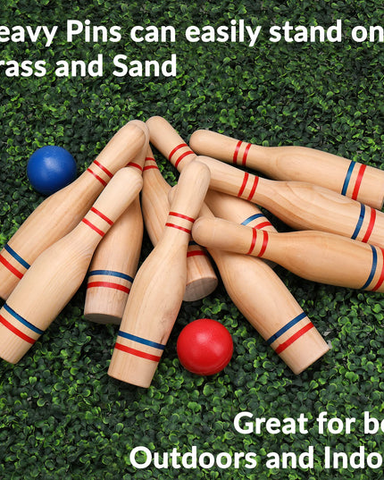 Sterling Sports Deluxe Lawn Bowling/Skittles Set