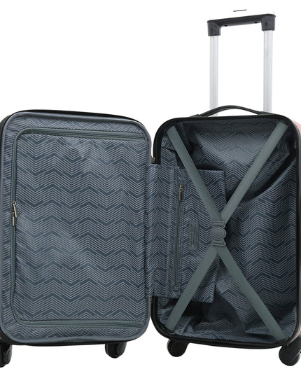 Travelers Club Expandable Midtown Hardside 4-Piece Luggage Travel Set, Rose Gold