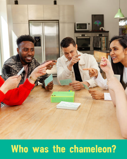 The Chameleon, Award-Winning Board Game for Families & Friends, One Size