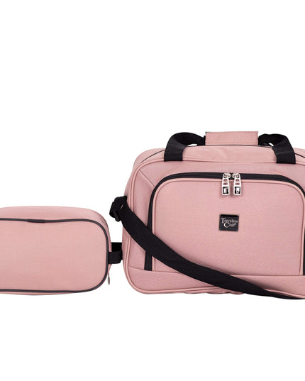 Travelers Club Expandable Midtown Hardside 4-Piece Luggage Travel Set, Rose Gold