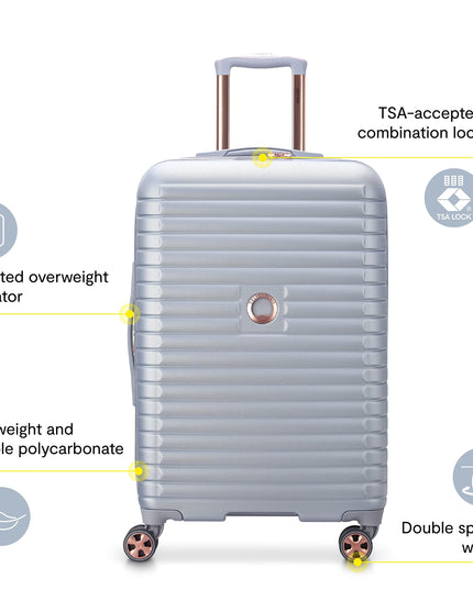 DELSEY Paris Cruise 3.0 Hardside Expandable Luggage with Spinner Wheels, Graphite, 2-Piece Set (21/28)
