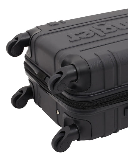 Wrangler Astral Hardside Luggage, Black, 20-Inch Carry-On