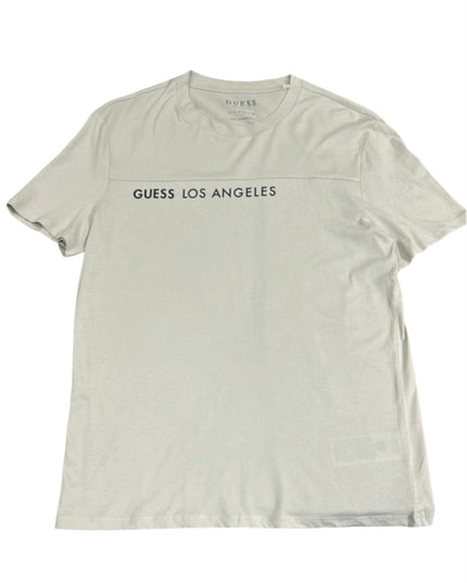 Guess Los Angeles Men’s Beige Cotton T-Shirt