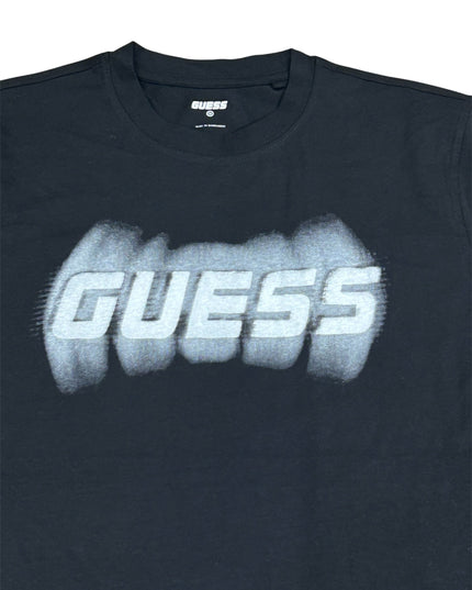Guess Men’s Black Cotton T-Shirt