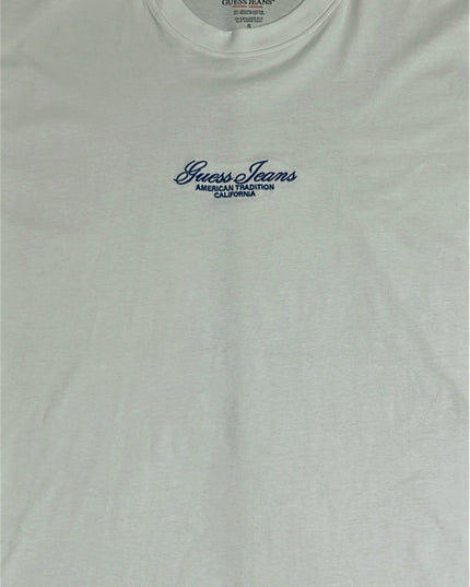 Guess Jeans Men’s White Cotton T-Shirt