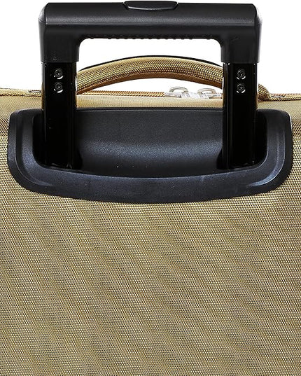 Pierre Cardin Premium Luggage With TSA LOCK, 4 wheels (Checked Luggage 32-Inch, Champagne)
