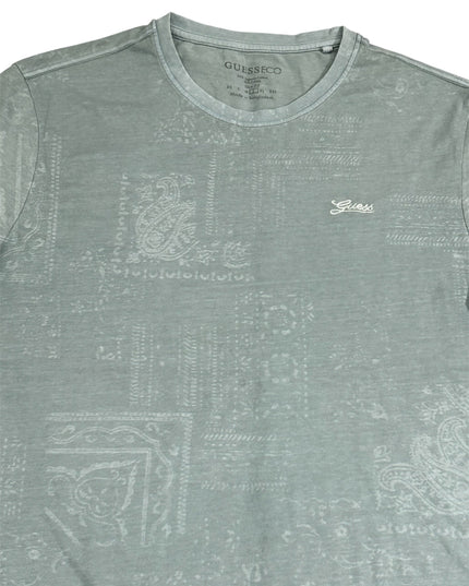 Guess Eco Men’s Light Green Cotton T-Shirt