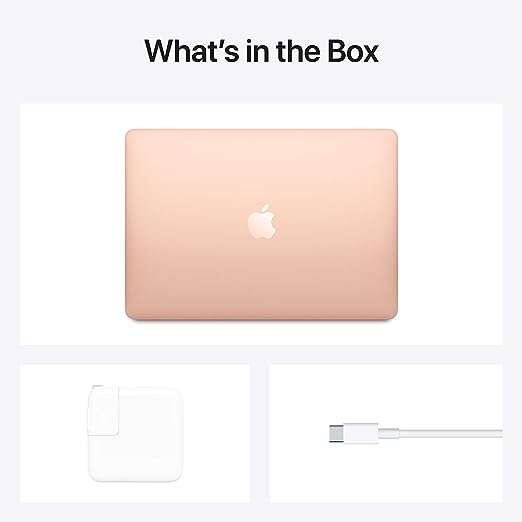 Apple MacBook Air 13" 2020 M1 8-Core CPU Laptop Gold
