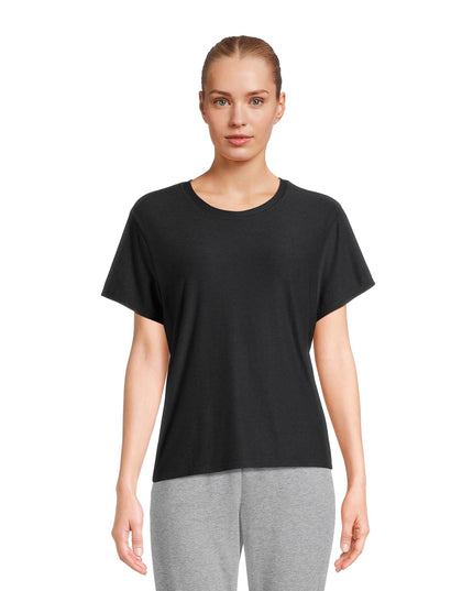 SIZE: M - Athletic Works Women's and Women's Plus Butter Core Tee with Short Sleeves