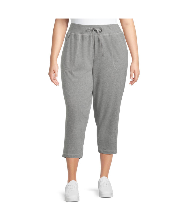 SIZE: 3XL(24W-26W) - Athletic Works Women's and Women's Plus Core Knit Capri